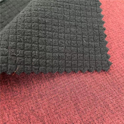 100 Polyester Jersey Bonded Fabric 75D 350gsm 150cm Waterproof Windproof