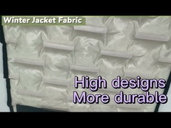 95% Polyester Winter Jacket Fabric In 2 Layers Bonding